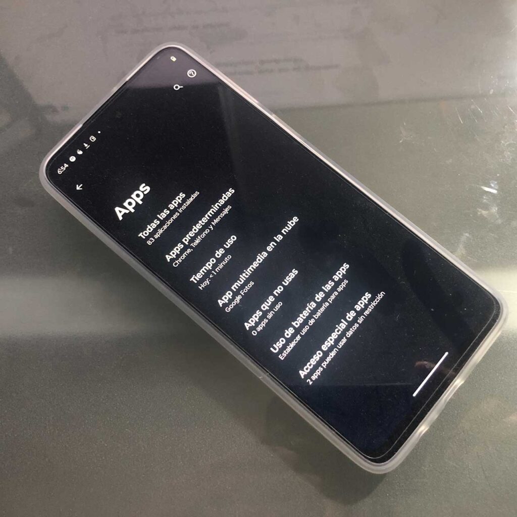 Las famosas "apps de fábrica"